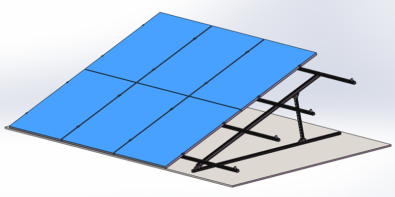 مقدمة وتركيب لتركيب الطاقة الشمسية المجهزة بصلب ZAM